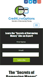 Mobile Screenshot of creditlineoptions.com